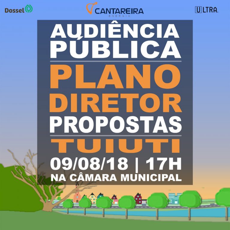 Convite para Audiência Pública – Propostas – Plano Diretor