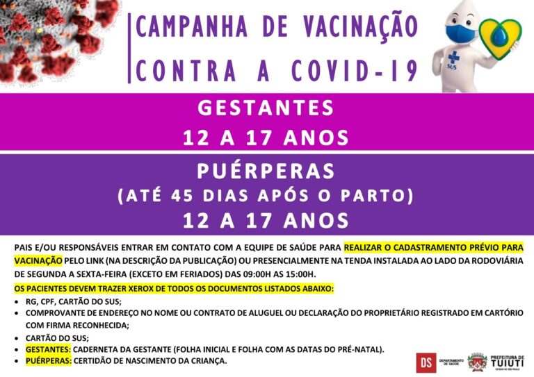 CAMPANHA DE VACINAÇÃO CONTRA COVID-19