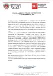Ata de Audiência de Metas Fiscais 3º quadrimentre de 2021