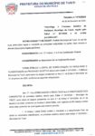 Homologa o Processo Seletivo da Prefeitura Municipal de Tuiuti,