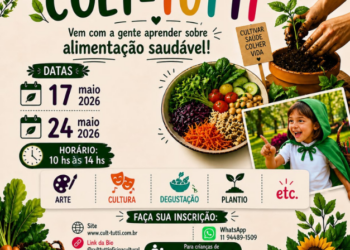 Projeto Cult-Tutti promove aprendizado sobre alimentação saudável em Tuiuti