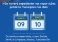 Prefeitura de Tuiuti informa feriado municipal e ponto facultativo nos dias 9 e 10 de julho