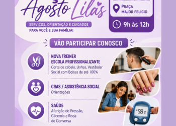 Ação Agosto Lilás leva serviços gratuitos e orientações à população de Tuiuti