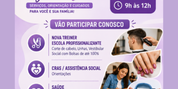 Ação Agosto Lilás leva serviços gratuitos e orientações à população de Tuiuti