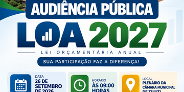 Prefeitura de Tuiuti realiza Audiência Pública da LOA 2027 e convida população a participar com sugestões