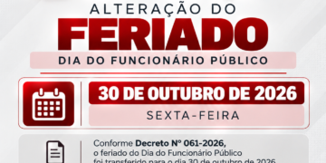 Prefeitura de Tuiuti informa alteração do feriado do Dia do Funcionário Público